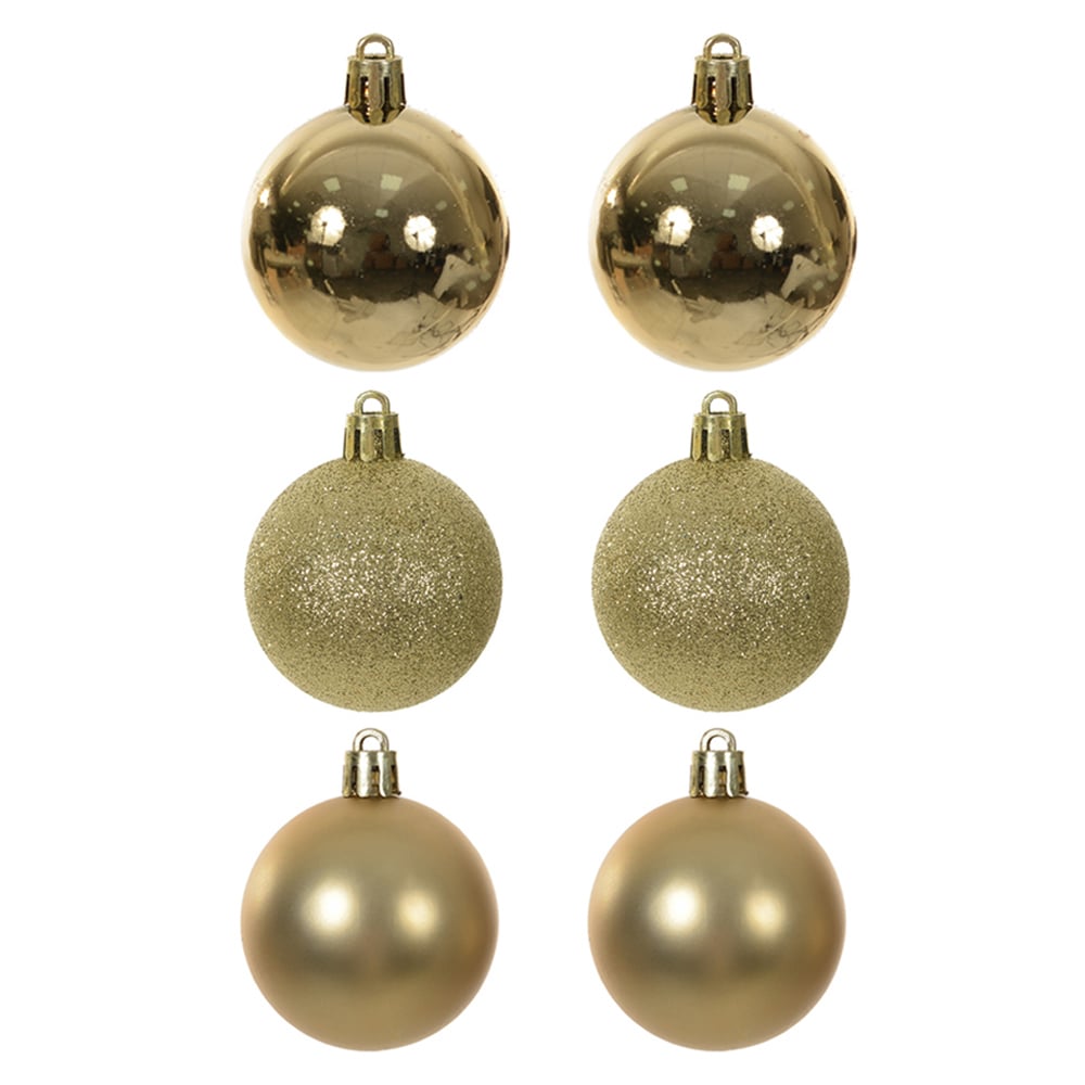 BOLA MISTO TUBO C/6 UND (DOURADO) 8D