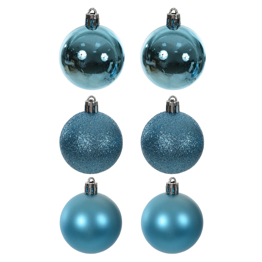BOLA MISTO TUBO C/6 UND (AZUL CLARO) 8D