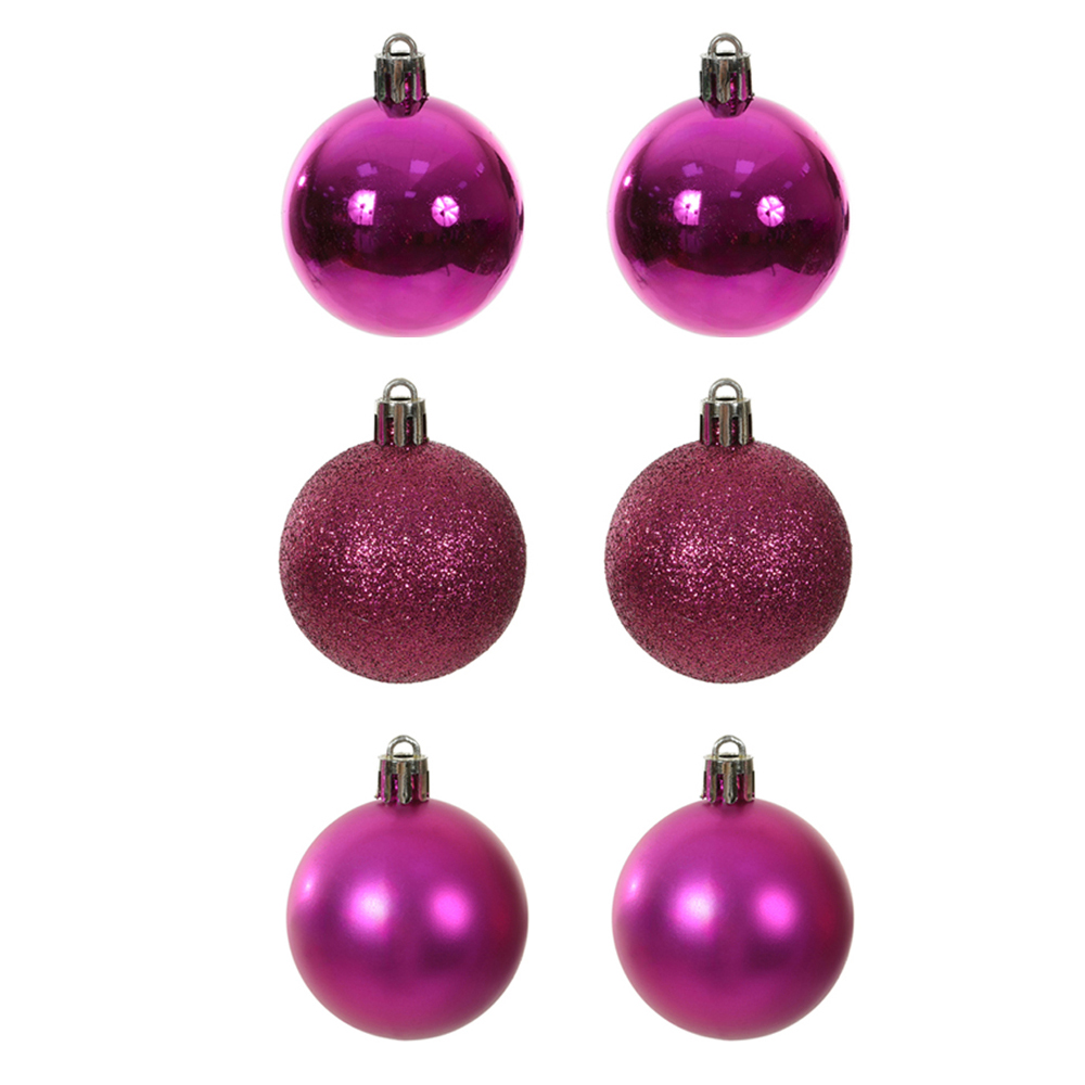 BOLA MISTO TUBO C/6 UND (ROSA) 8D