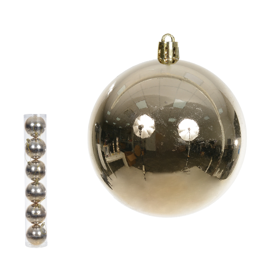 BOLA METALICA TUBO C/6 UND (CHAMPANHE) 8D