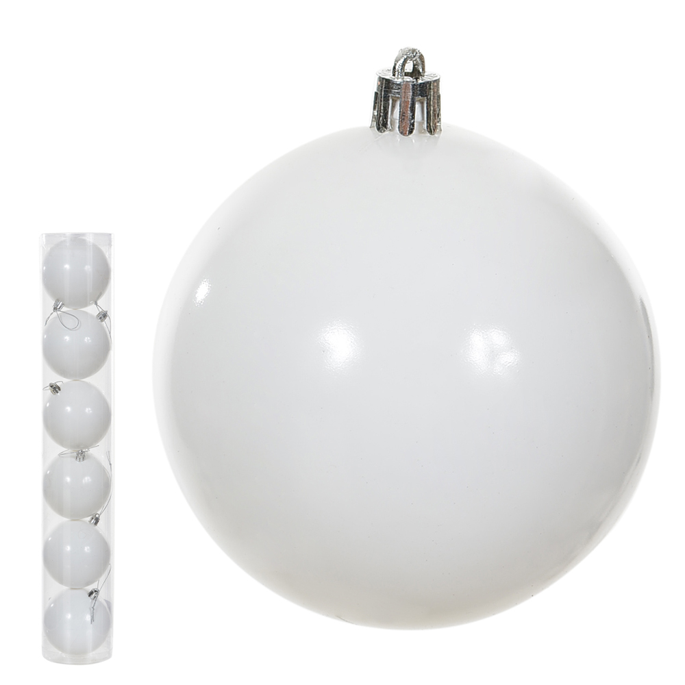 BOLA METALICA TUBO C/6 UND (BRANCO) 8D