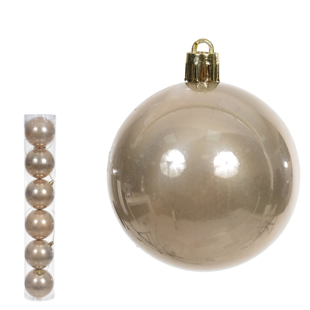 BOLA PEROLADA TUBO C/6 UND (CHAMPANHE) 8D
