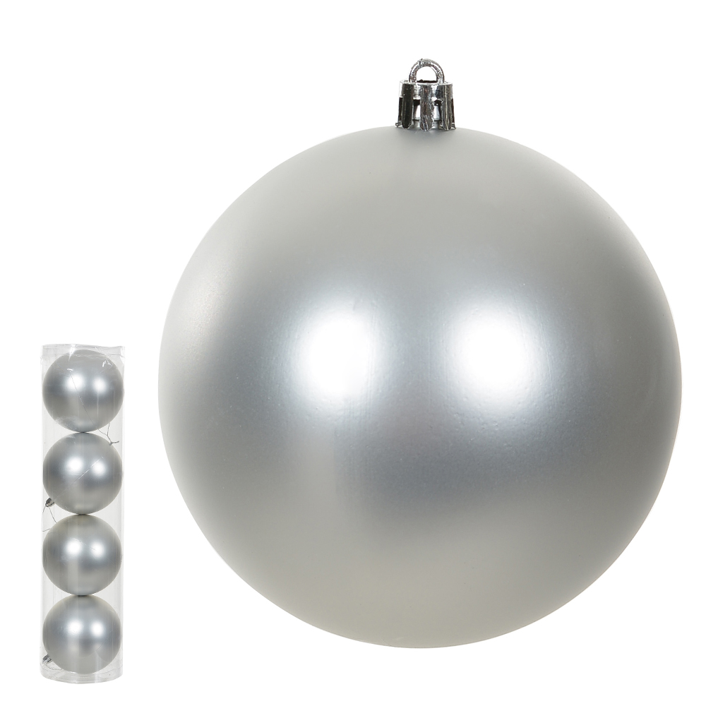 BOLA FOSCA TUBO C/4 UND (PRATA) 10D