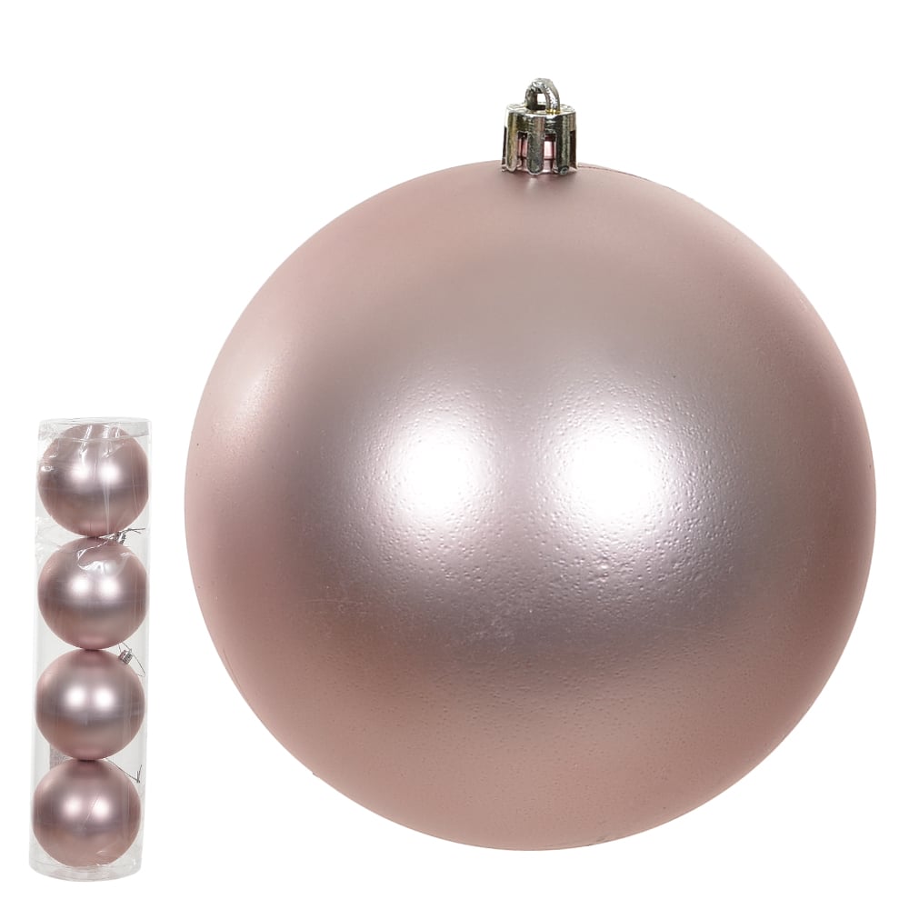 BOLA FOSCA TUBO C/4 UND (ROSA CLARO) 10D