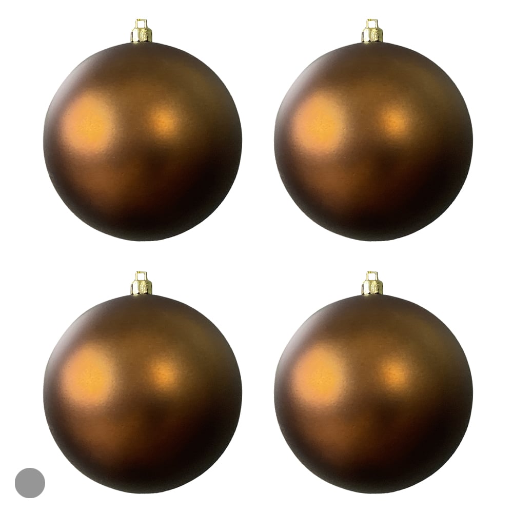 BOLA FOSCA TUBO C/4 UND (MARROM) 10D