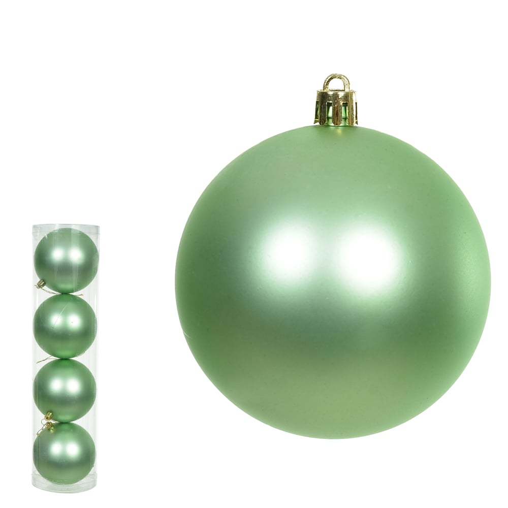 BOLA FOSCA TUBO C/4 UND (VERDE CLARO) 10D