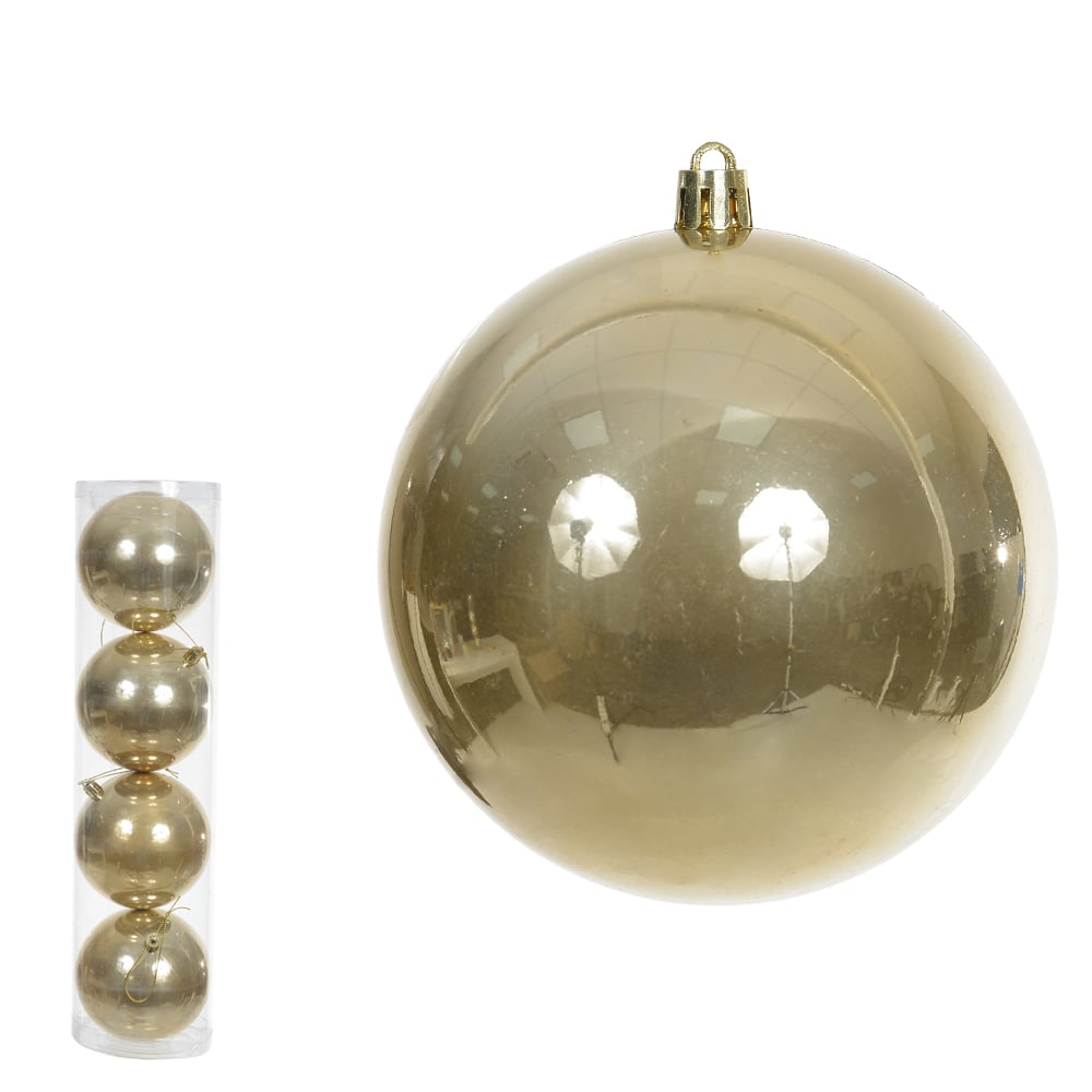 BOLA PEROLADA TUBO C/4 UND (DOURADO) 10D