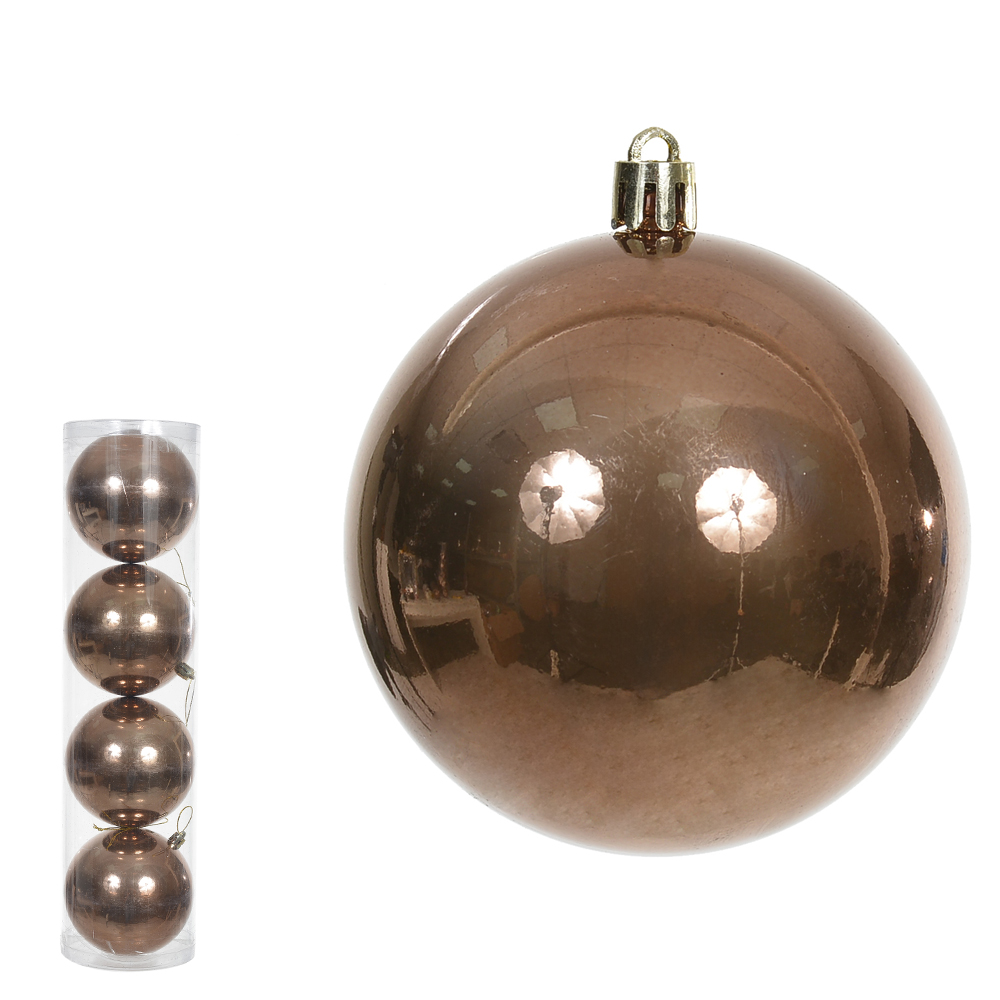 BOLA PEROLADA TUBO C/4 UND (MARROM) 10D