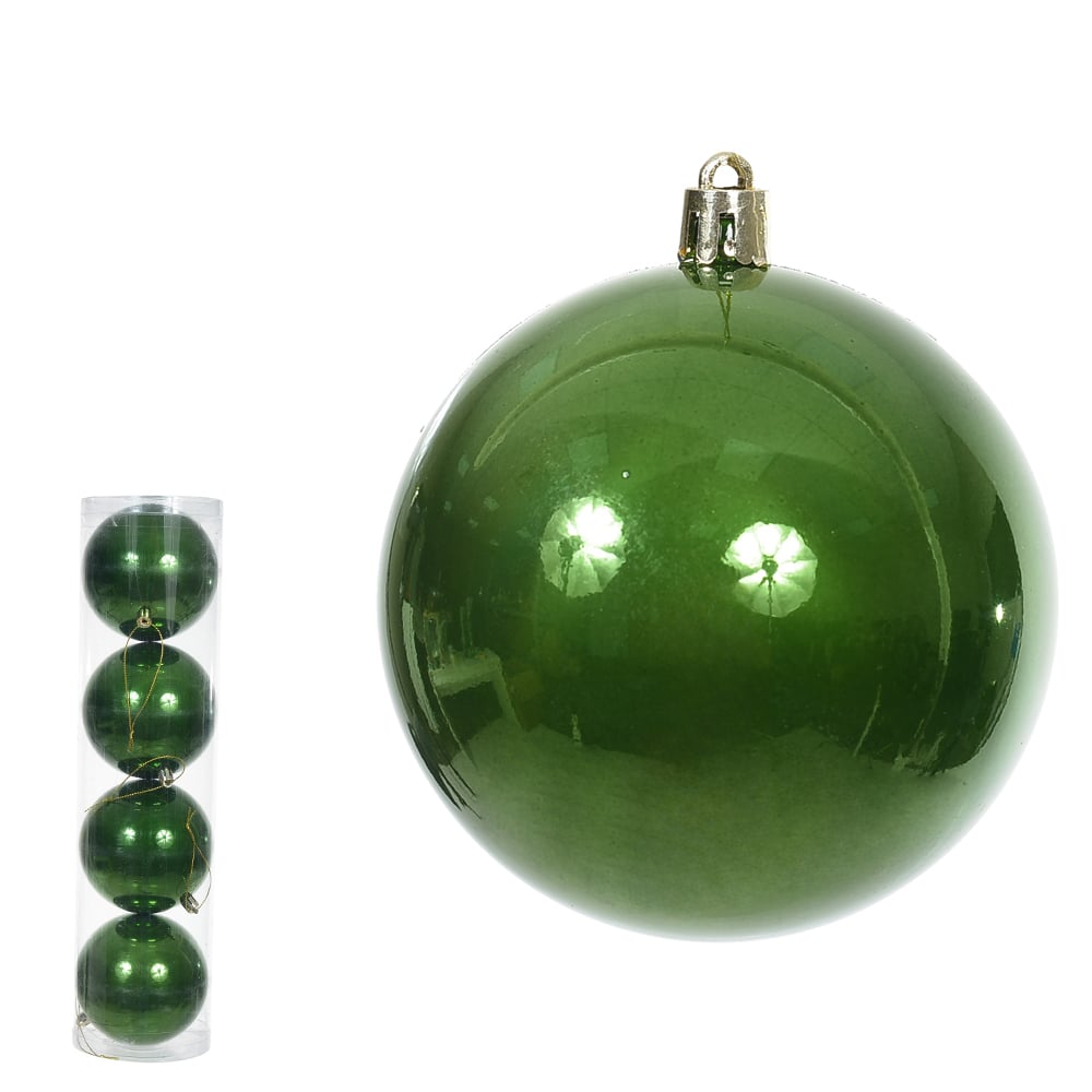 BOLA PEROLADA TUBO C/4 UND (VERDE) 10D