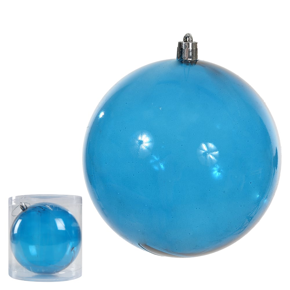 BOLA TRANSPARENTE TUBO C/1 UND (AZUL ESCURO) 15D