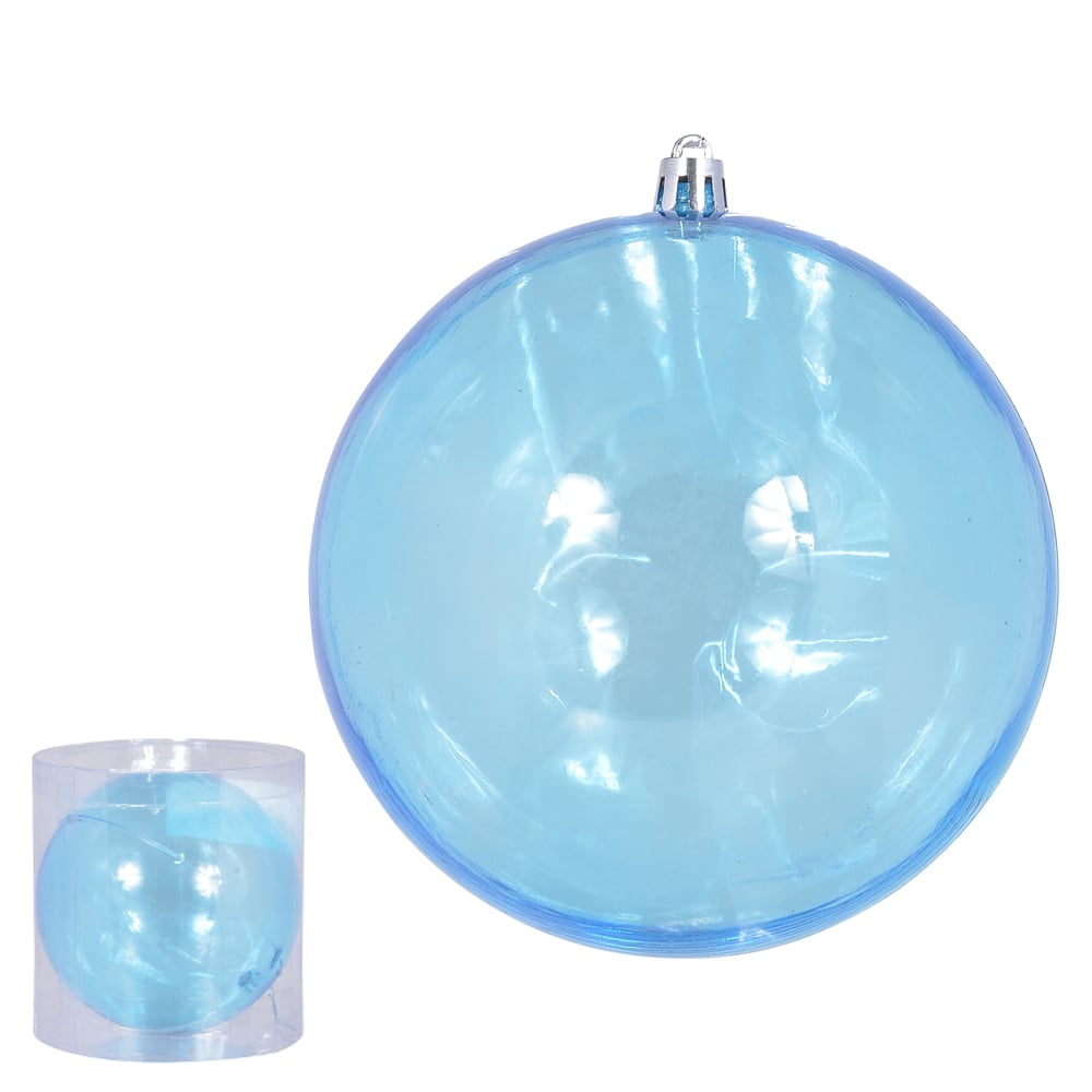 BOLA TRANSPARENTE TUBO C/1 UND (AZUL CLARO) 20D