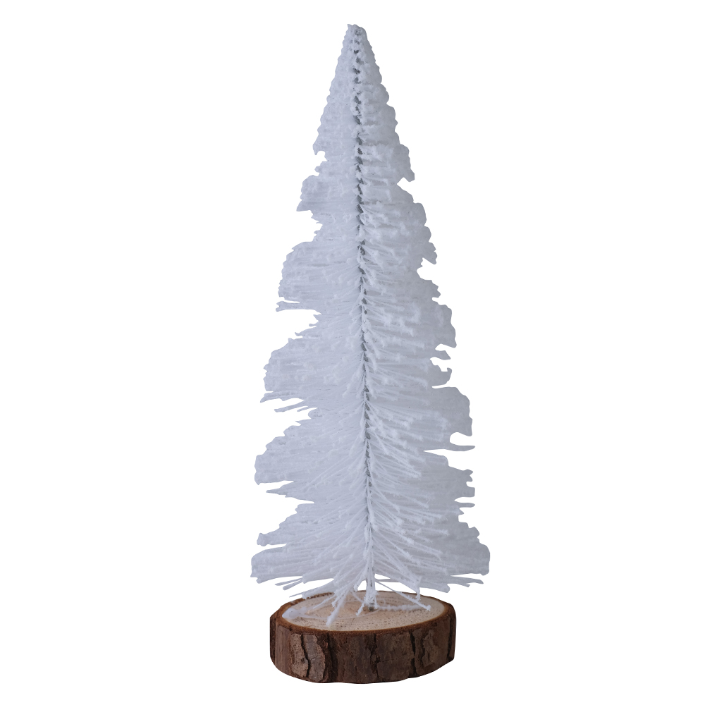 A.MINI ARVORE NATAL (BRANCO) 21cm