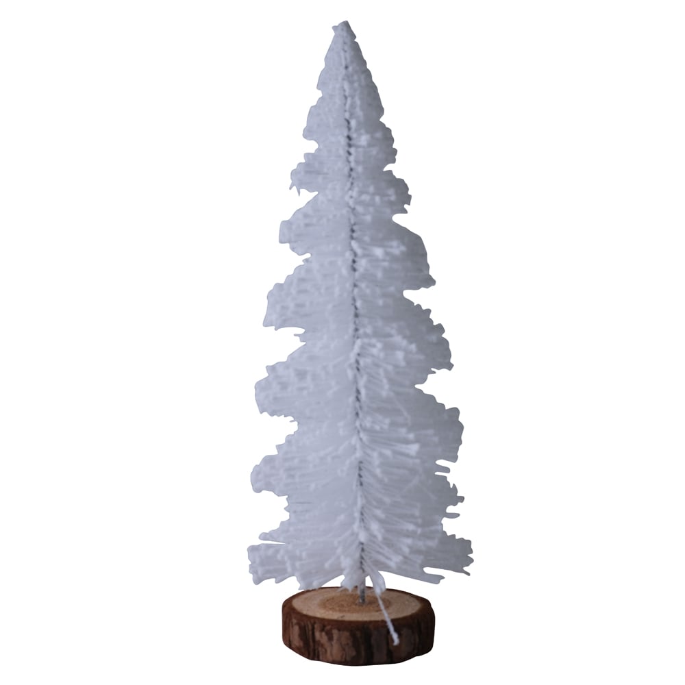 A.MINI ARVORE NATAL (BRANCO) 25cm