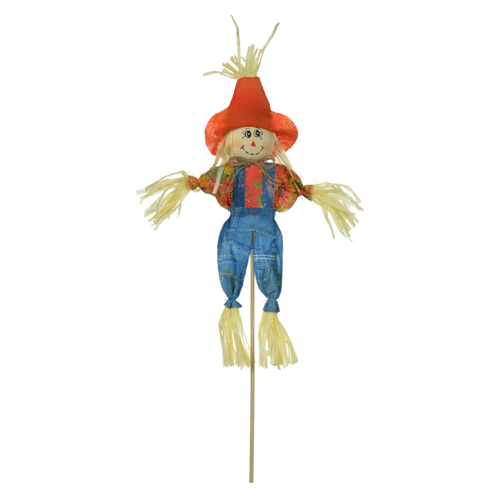 BONECO ESPANTALHO SAO JOAO (AZUL) 62cm