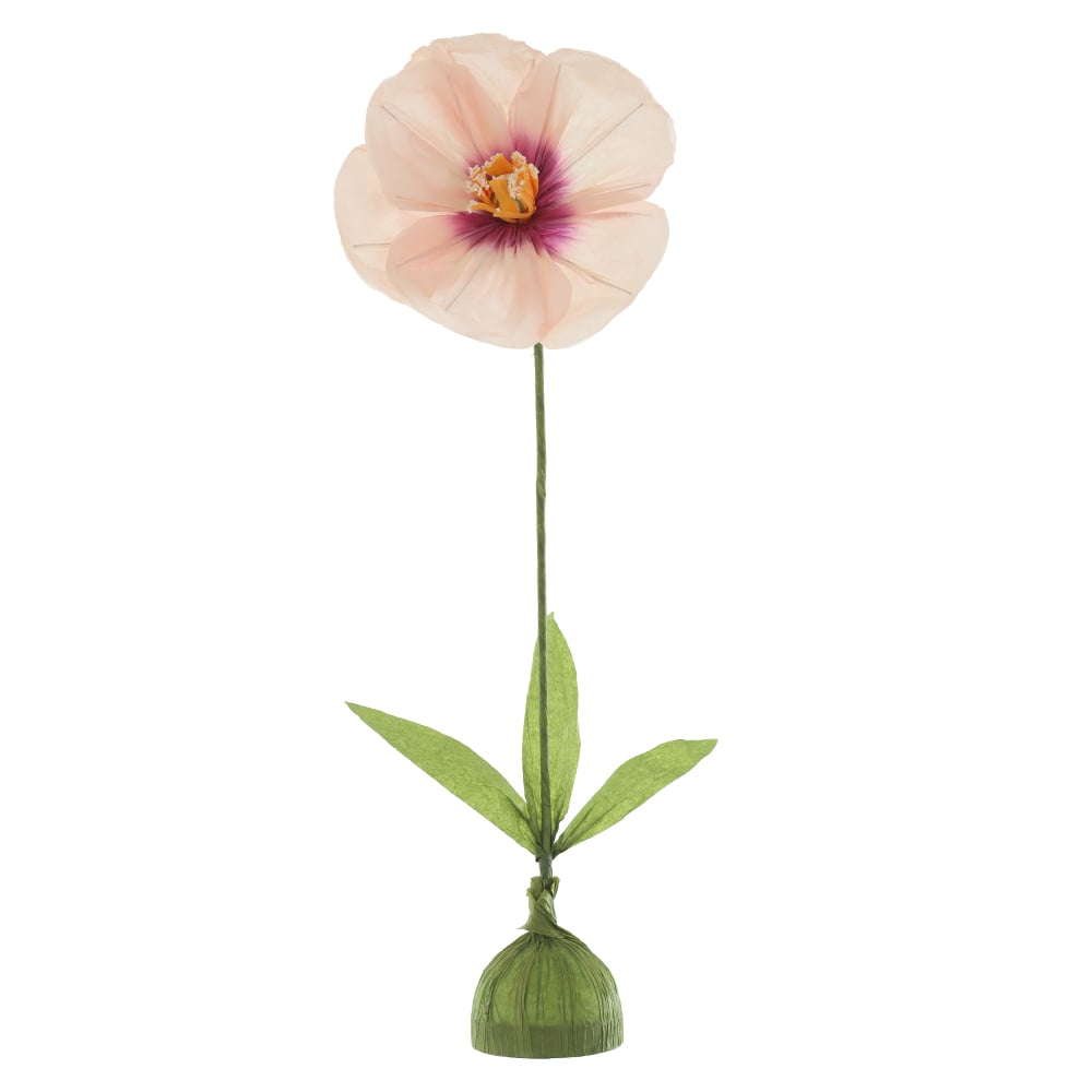 FLOR DECORATIVA PAPOULA (ROSA) 53cm