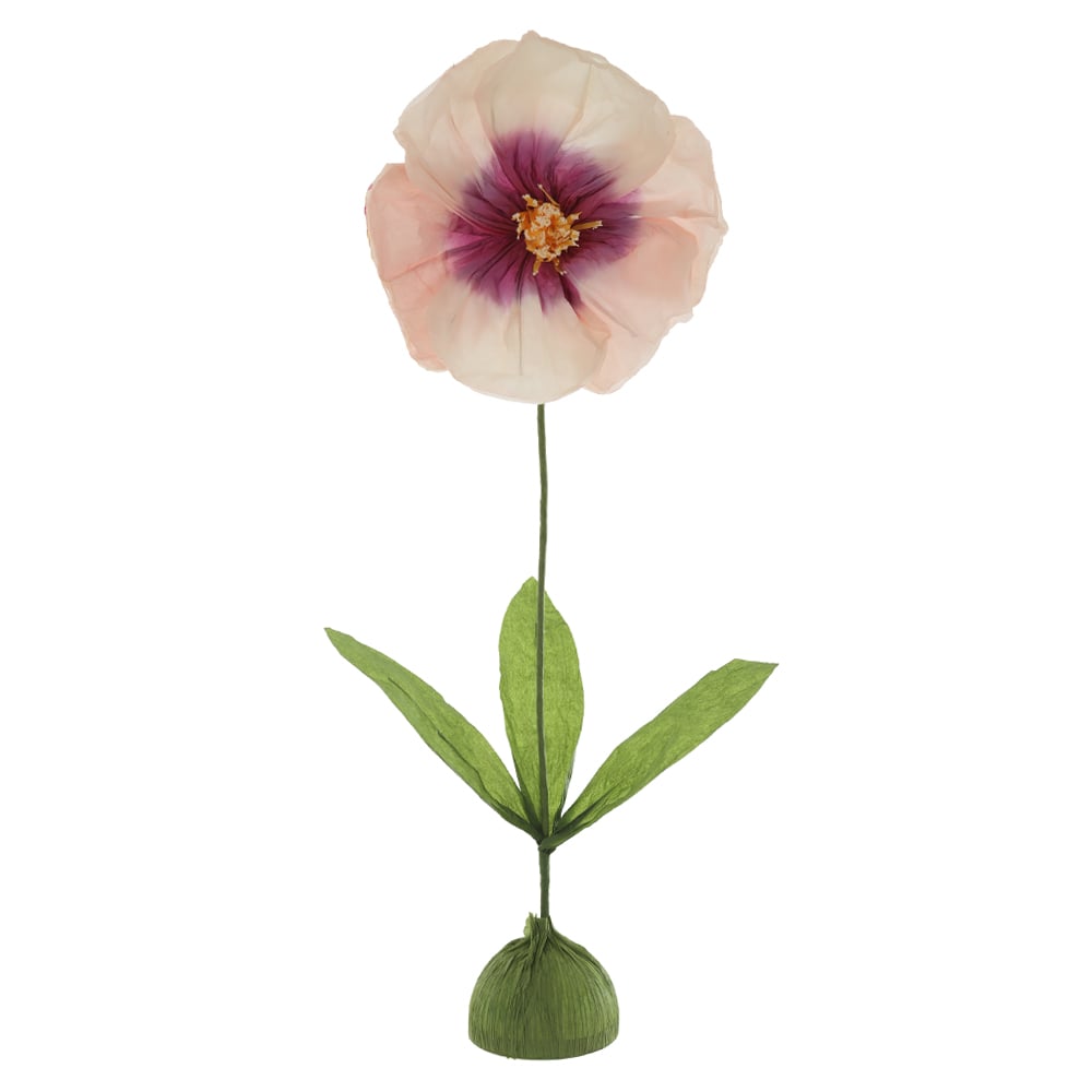 FLOR DECORATIVA PAPOULA (ROSA) 1,02m
