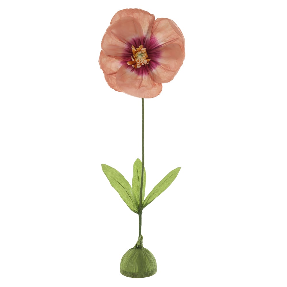 FLOR DECORATIVA PAPOULA (ROSA) 86cm