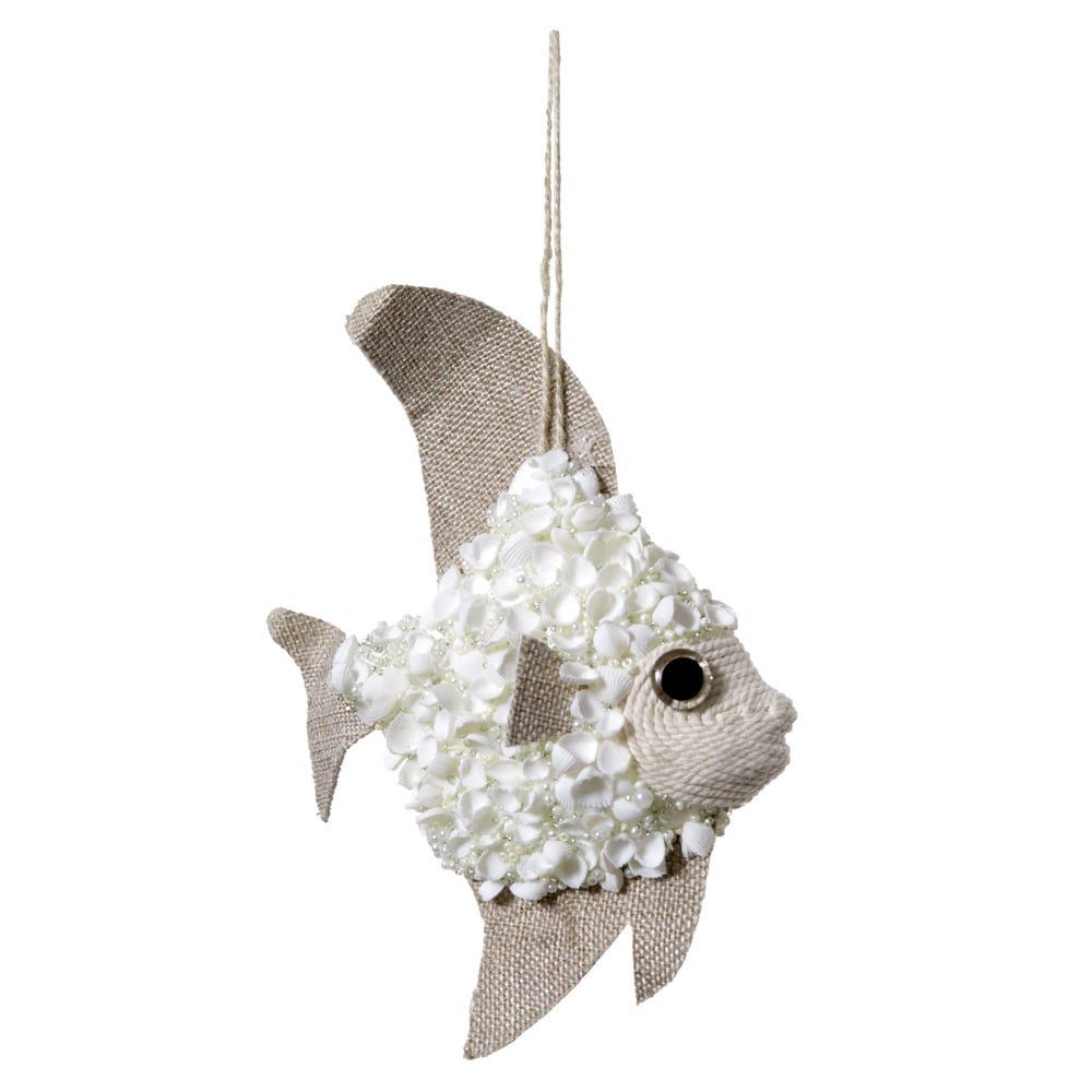 ENFEITE NATAL PEIXE (COLORIDO) 20,5X15,5cm