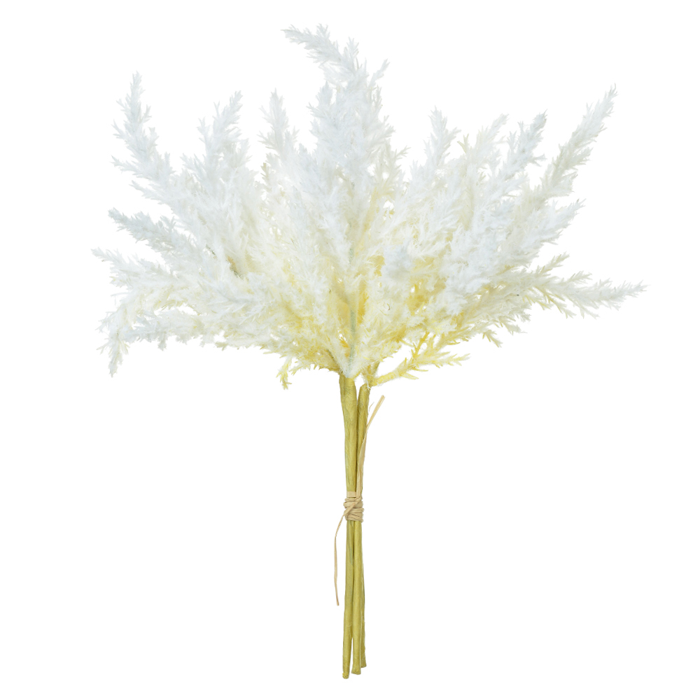 B.ASTILBE RAMALHETE C/FITA X3 (BRANCO OUTONO) 37cm