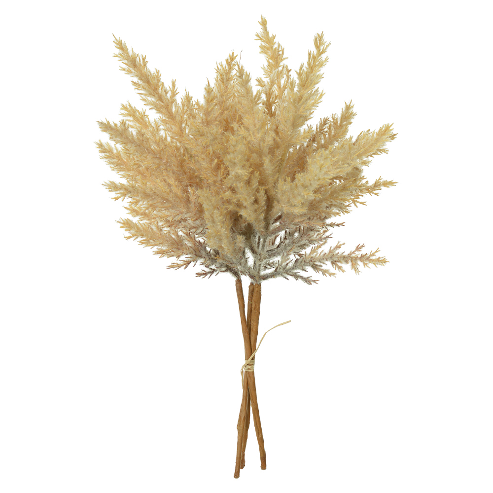 B.ASTILBE RAMALHETE C/FITA X3 (PALHA OUTONO) 37cm