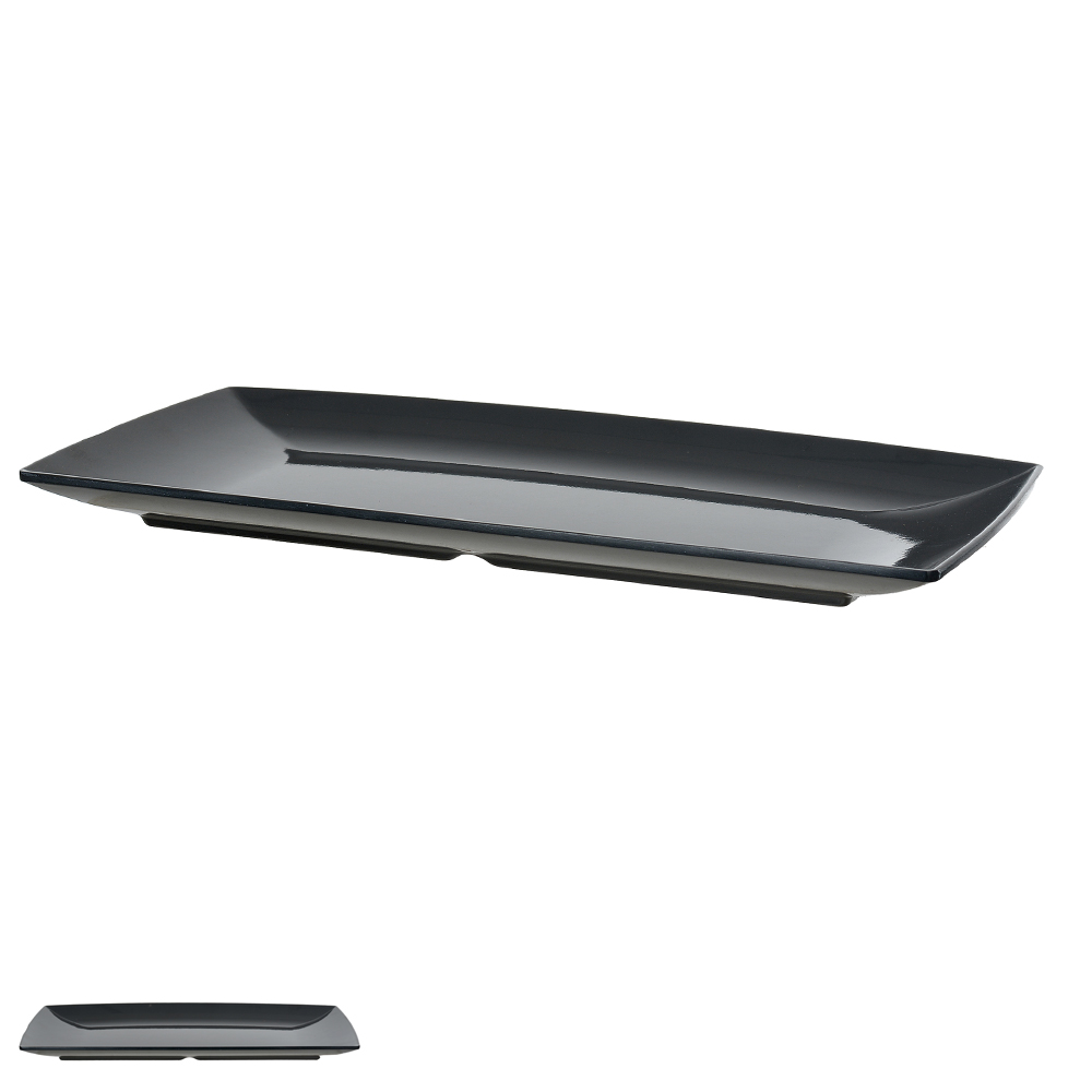 TRAVESSA MELAMINA 2,4X16,7X31,2cm (PRETO)