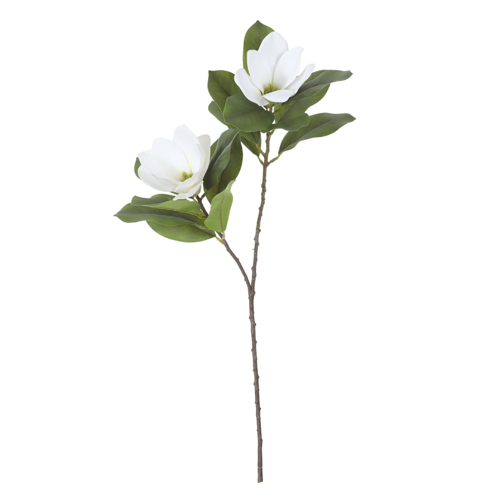 H.MAGNOLIA REAL TOQUE X2 (BRANCO) 69cm