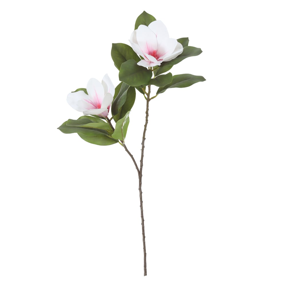 H.MAGNOLIA REAL TOQUE X2 (BRANCO ROSA) 69cm