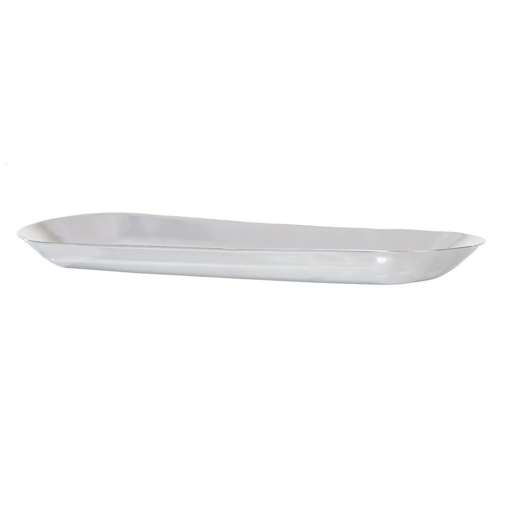 CENTRO DE MESA ACO INOX 40cm (PRATA)