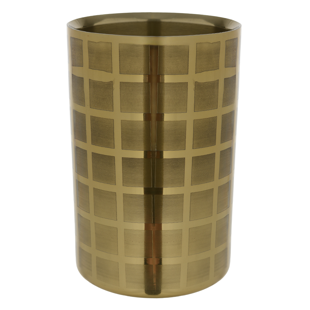 COOLER PARA VINHO ACO INOX 1400ml 18,5X12cm TAITI (DOURADO)