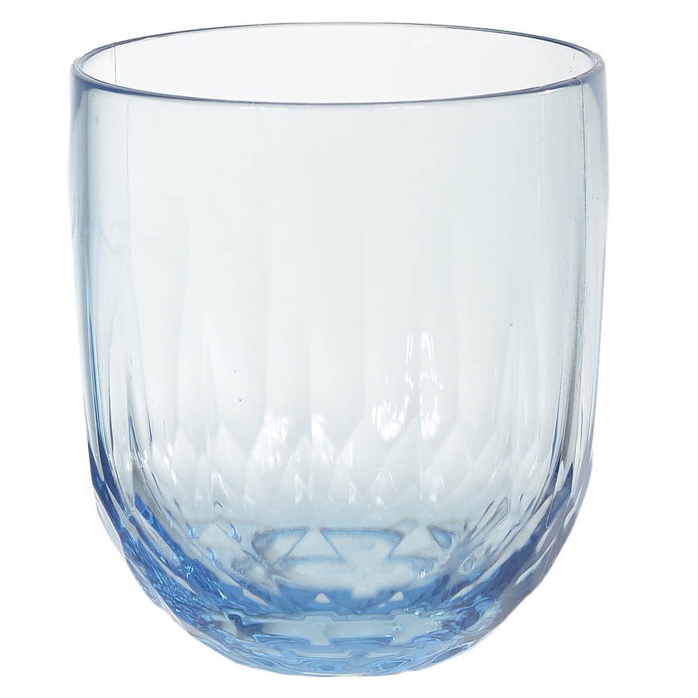 COPO ACRILICO 410ml 9X10cm DIAMOND (AZUL)