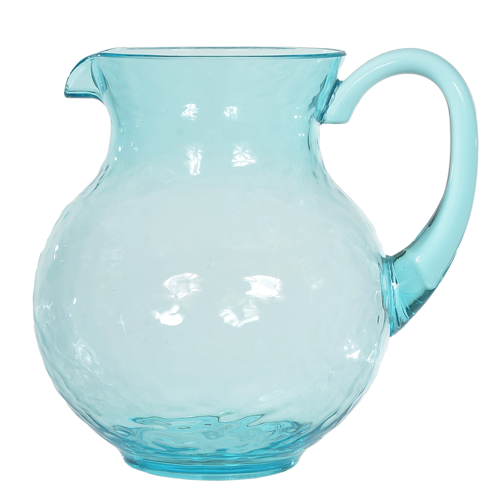JARRA ACRILICO 2000ml 20,5X13cm 23d MARTELADO (AZUL)