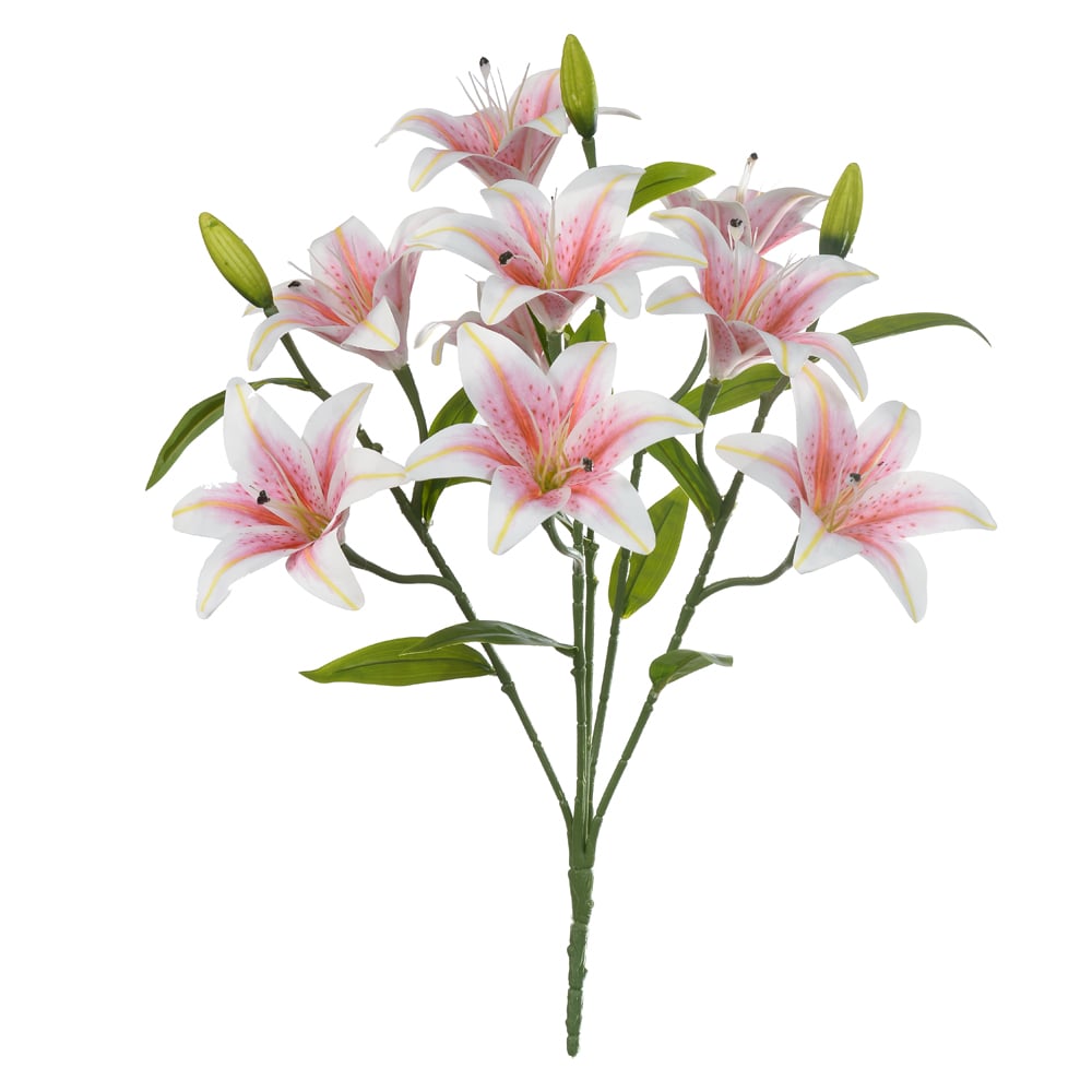 B.LIRIO REAL TOQUE X12 (ROSA BRANCO) 55cm