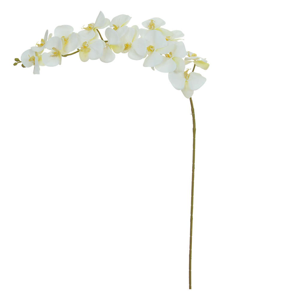 H.ORQUIDEA PHALAENOPSIS REAL TOQUE C/COAT X15 (BRANCO AMARELO) 1,15m