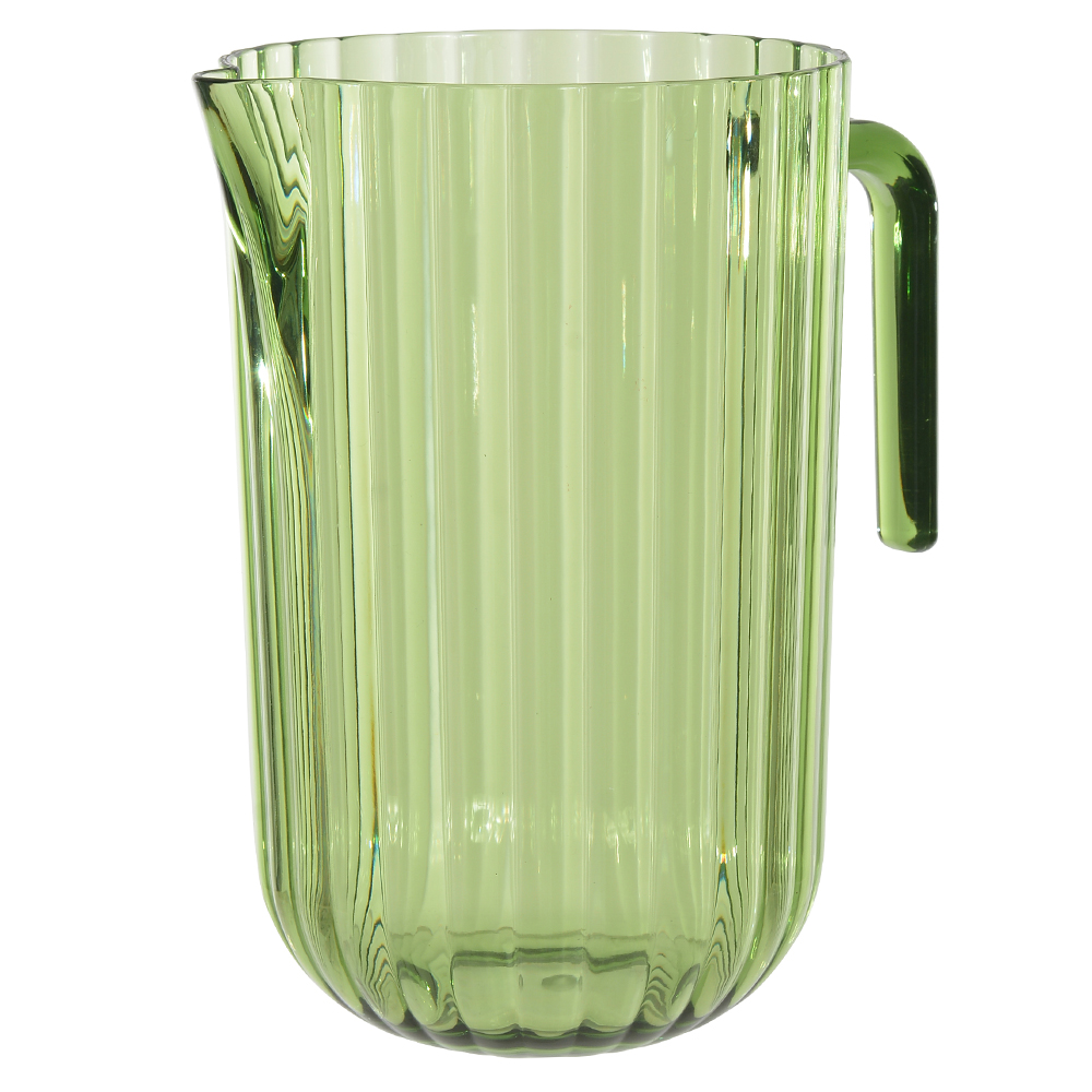 JARRA ACRILICO 3000ml 16,61X23,18cm CANELADA (VERDE)