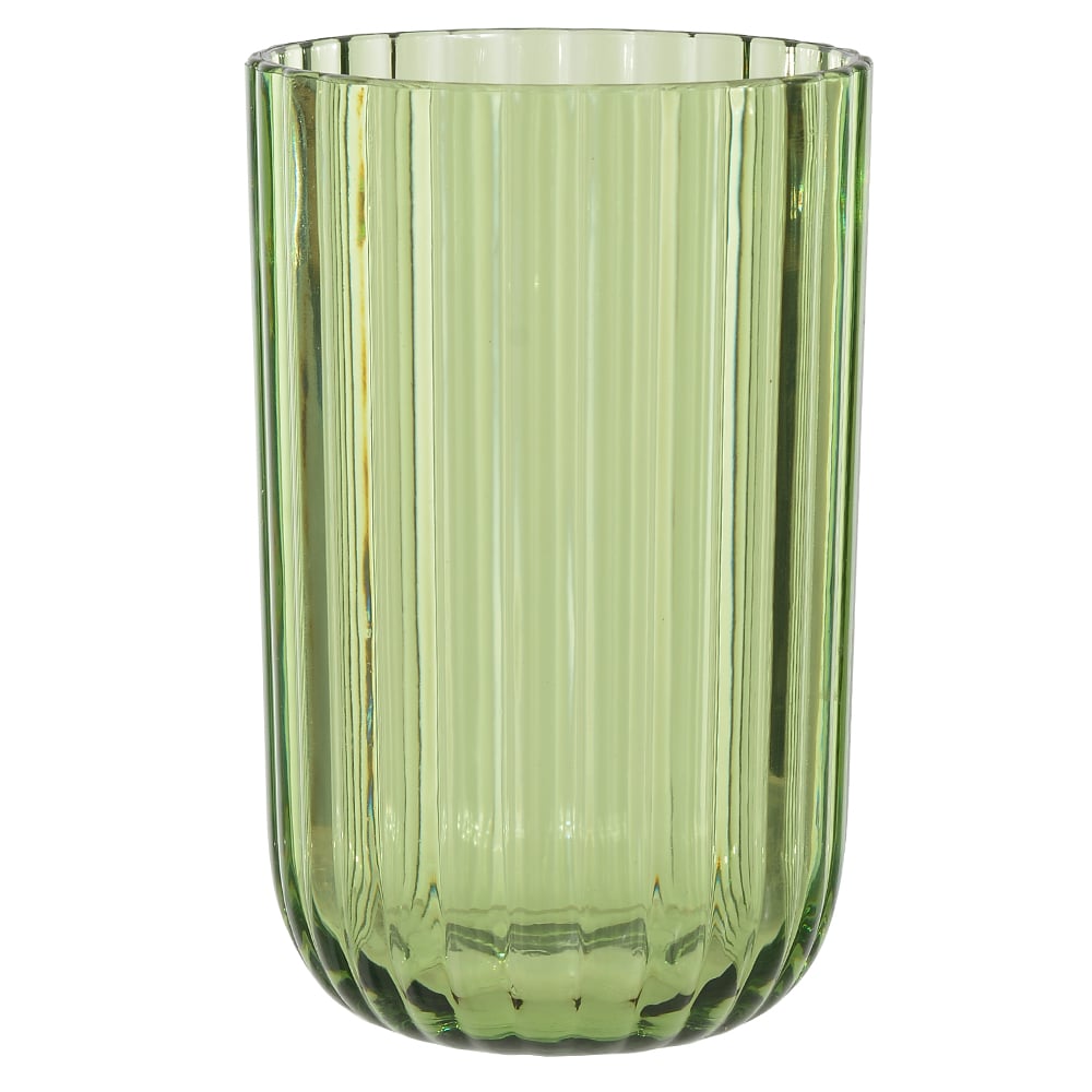 COPO ACRILICO 470ml 13X8,26cm CANELADA (VERDE)