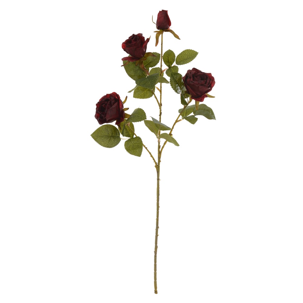 H.ROSA X4 (MARSALA OUTONO) 70cm