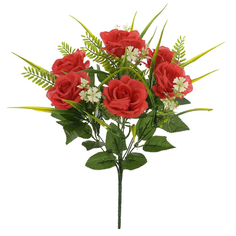B.ROSA X10 (VERMELHO) 35cm