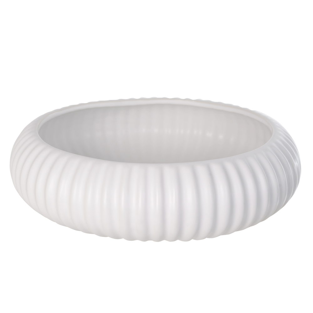 CENTRO DE MESA PORCELANA (OFF WHITE) 8cm 30d