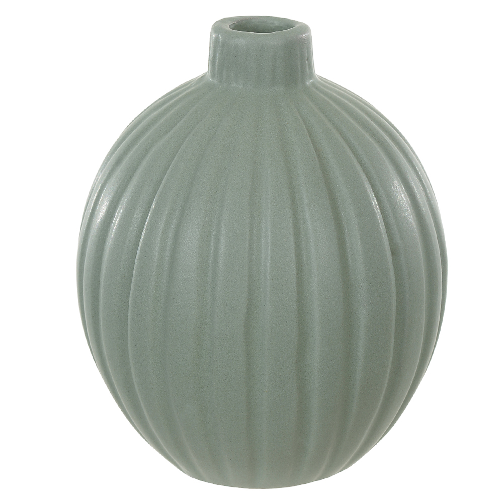 VASO DECORATIVO PORCELANA (VERDE) 11cm 9d