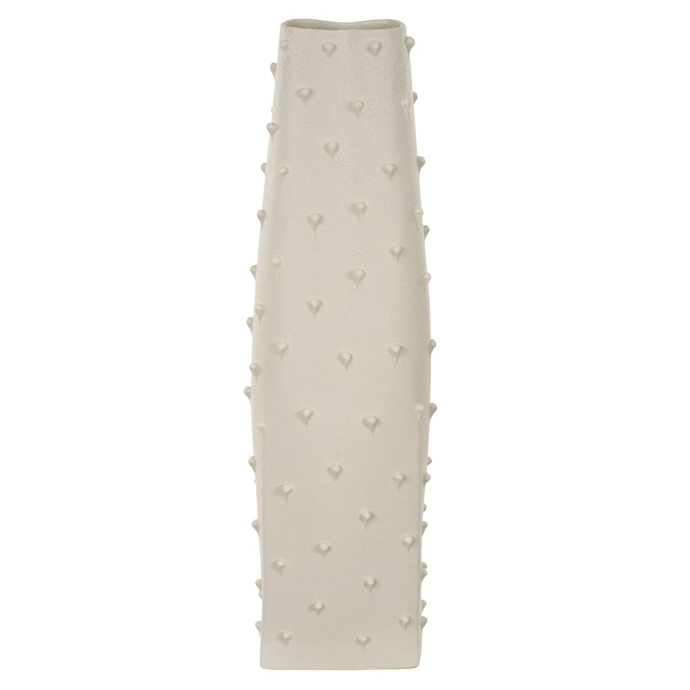 VASO DECORATIVO CERAMICA (OFF WHITE) 66,5X18,5X15,6cm