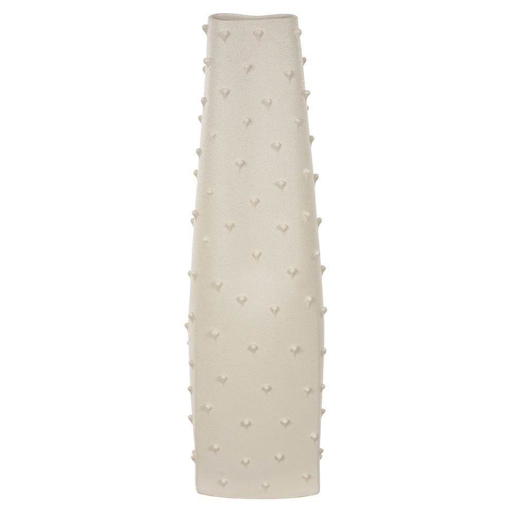 VASO DECORATIVO CERAMICA (OFF WHITE) 77,5X23X17,2cm