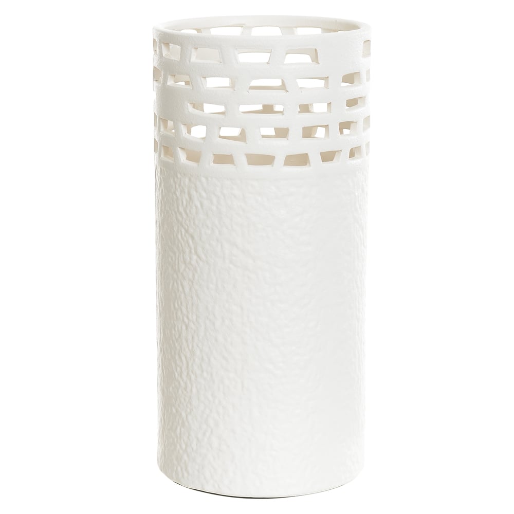 VASO DECORATIVO CERAMICA (OFF WHITE) 26,5cm 12,5d