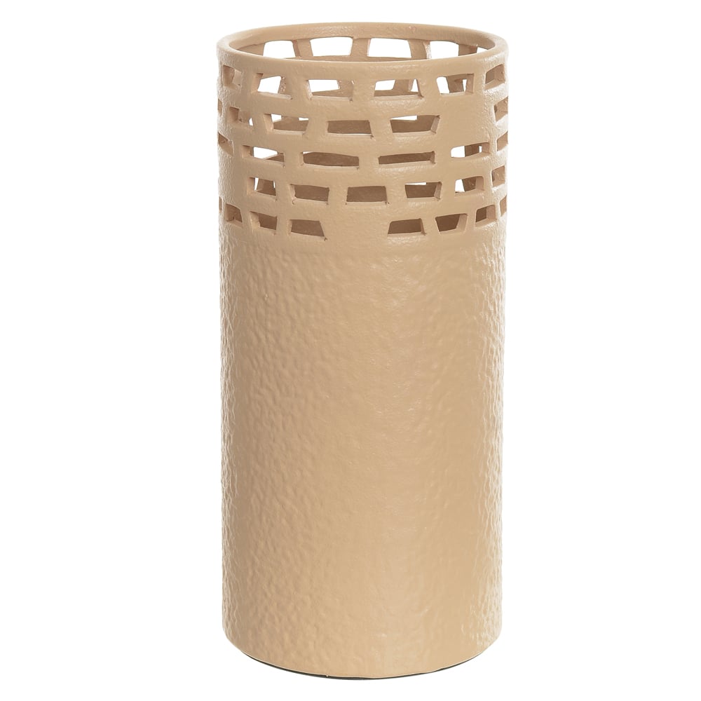 VASO DECORATIVO CERAMICA (BEGE) 26,5cm 12,5d