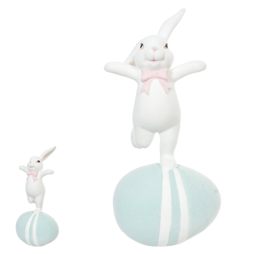 RESINA DECORATIVA (BRANCO AZUL) 15,8cm