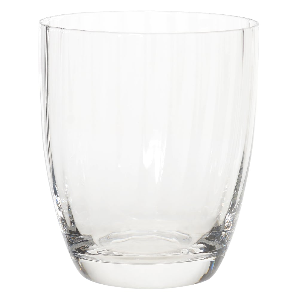 CJ COPOS 370ml 10X8cm C/6 PCS CANELADO (TRANSPARENTE)