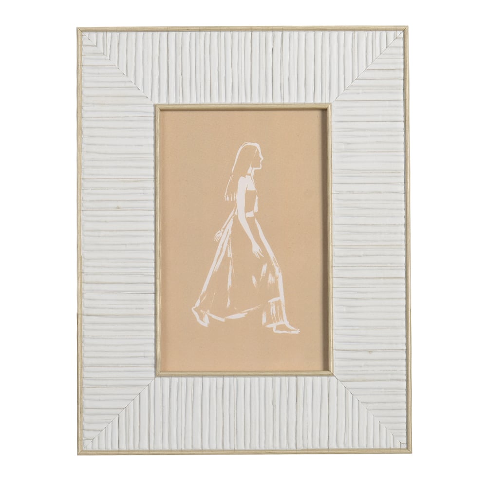 PORTA RETRATO 10X15CM (OFF WHITE) 22,5X17,5X1,4cm