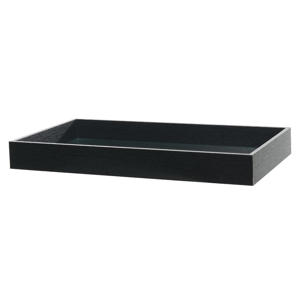BANDEJA DECORATIVA MDF (PRETO) 45X25X5cm