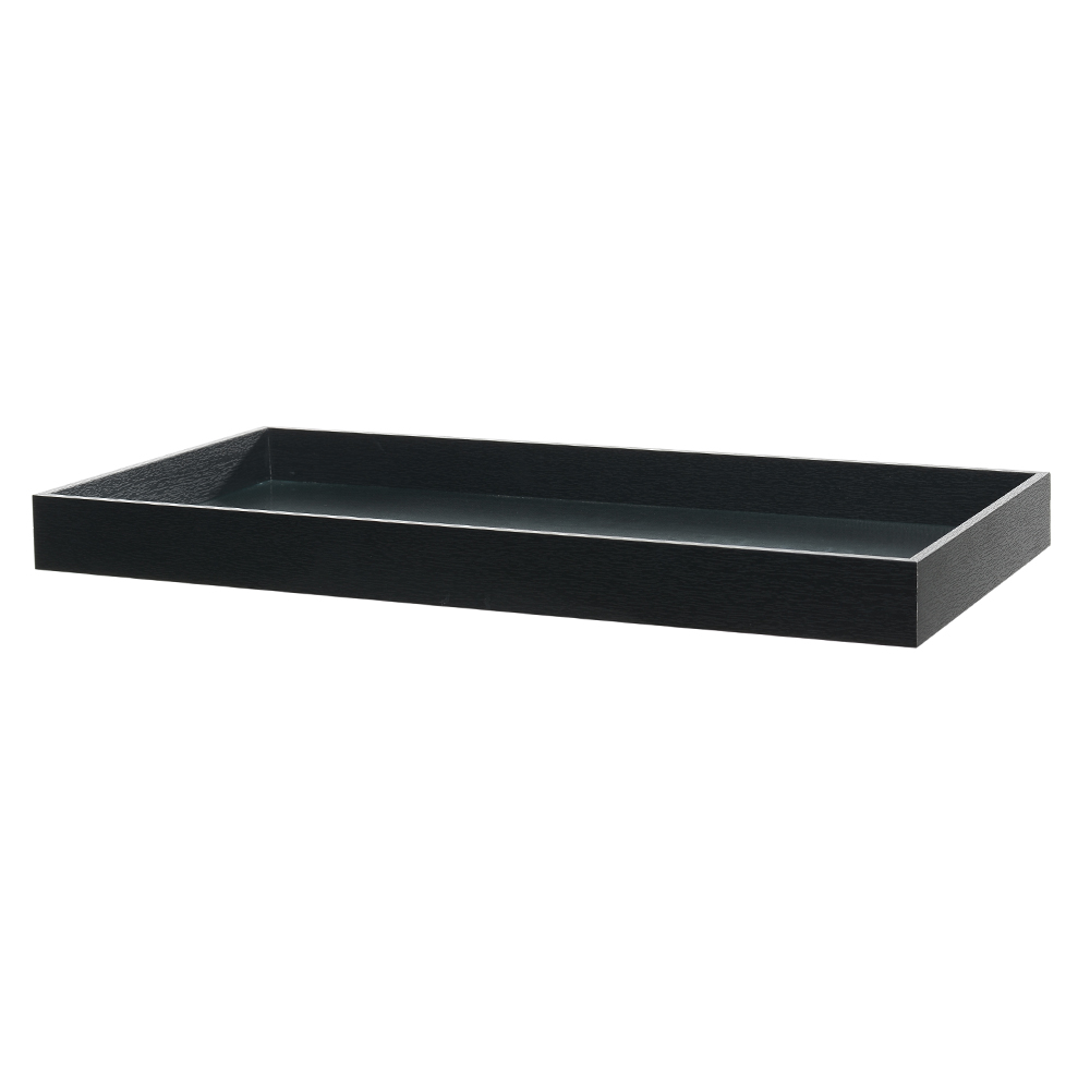 BANDEJA DECORATIVA MDF (PRETO) 60X30X5cm
