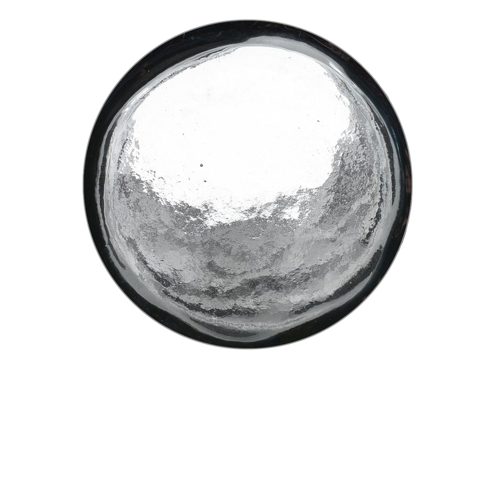VASO DECORATIVO VIDRO (PRETO) 40cm 10,5d