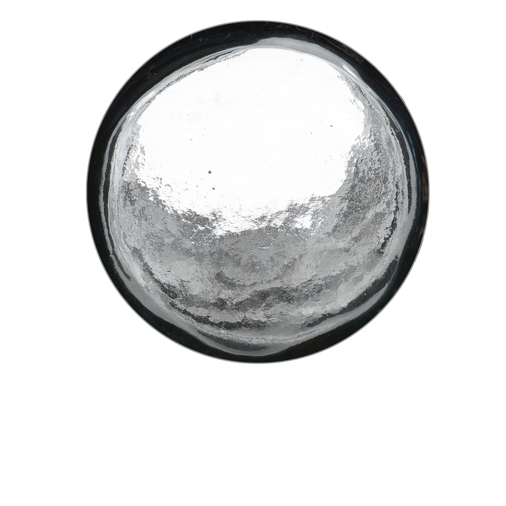 VASO DECORATIVO VIDRO (PRETO) 20cm 10,5d